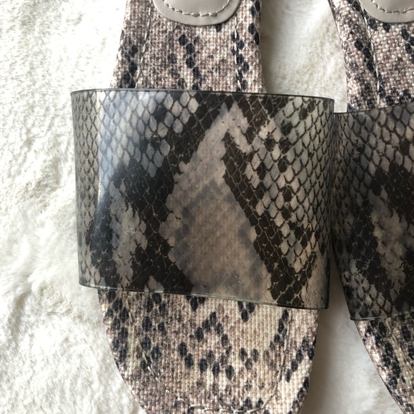 Vince Camuto snake print slides - Picture 6 of 6